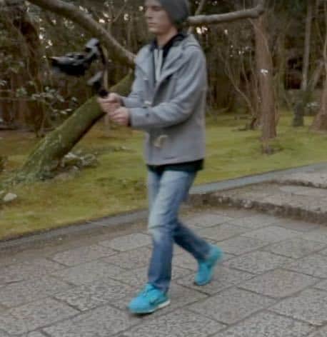 tilted handle gimbal